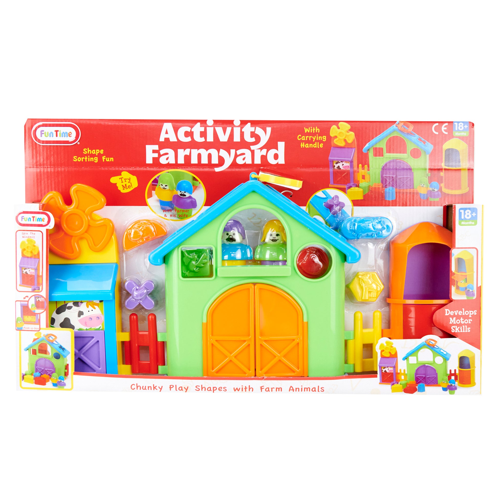 Funtime Activity Farmyard With Carrying Handle