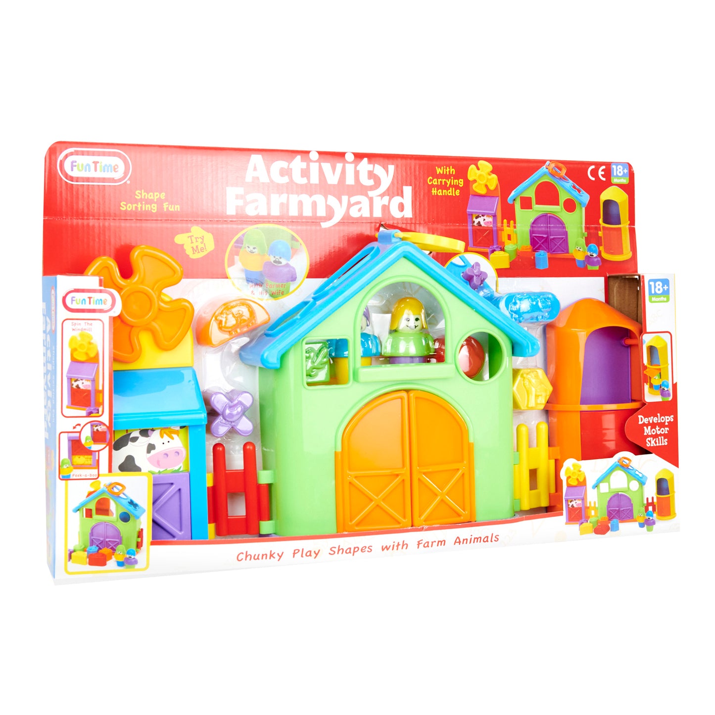 Funtime Activity Farmyard With Carrying Handle