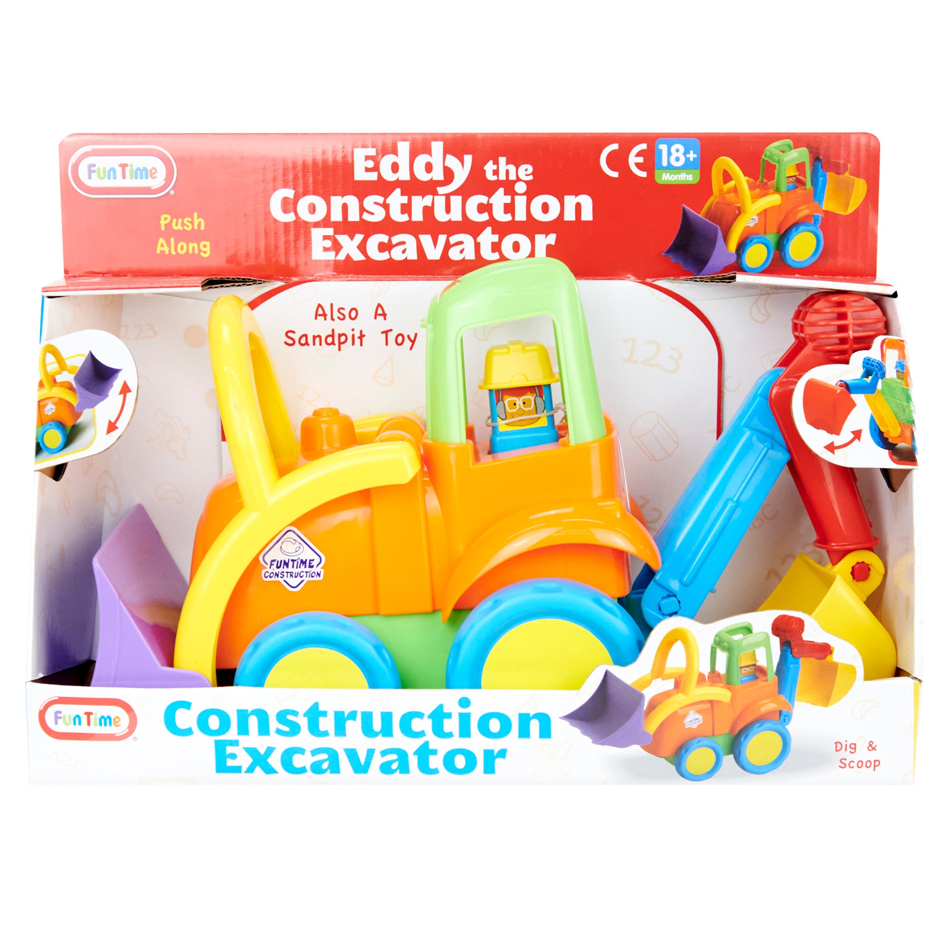 Funtime Eddy The Construction Excavator