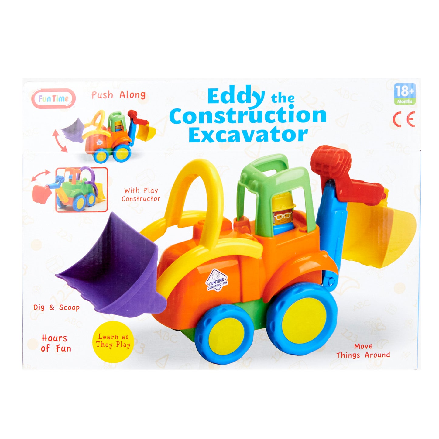 Funtime Eddy The Construction Excavator