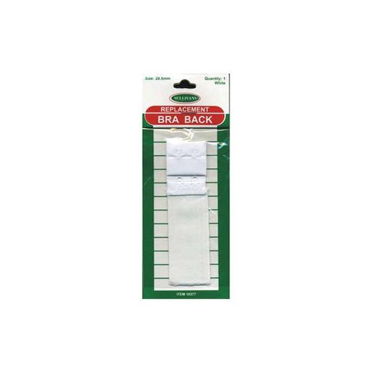 Sullivans Bra Back, White-  28.5 mm