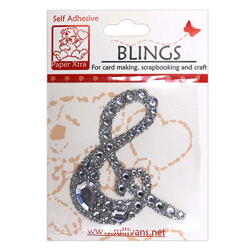 Stick On Bling, Cursive Ampersand- 55mm