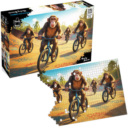1000 Piece Jigsaw Puzzle, Puzzle Master Monkey Business