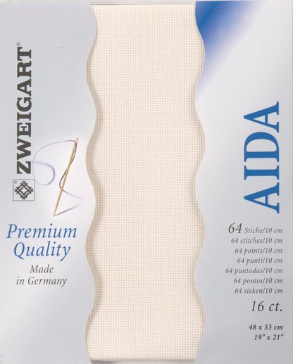 Zweigart Pre-Cut Aida Cloth, 16 Count