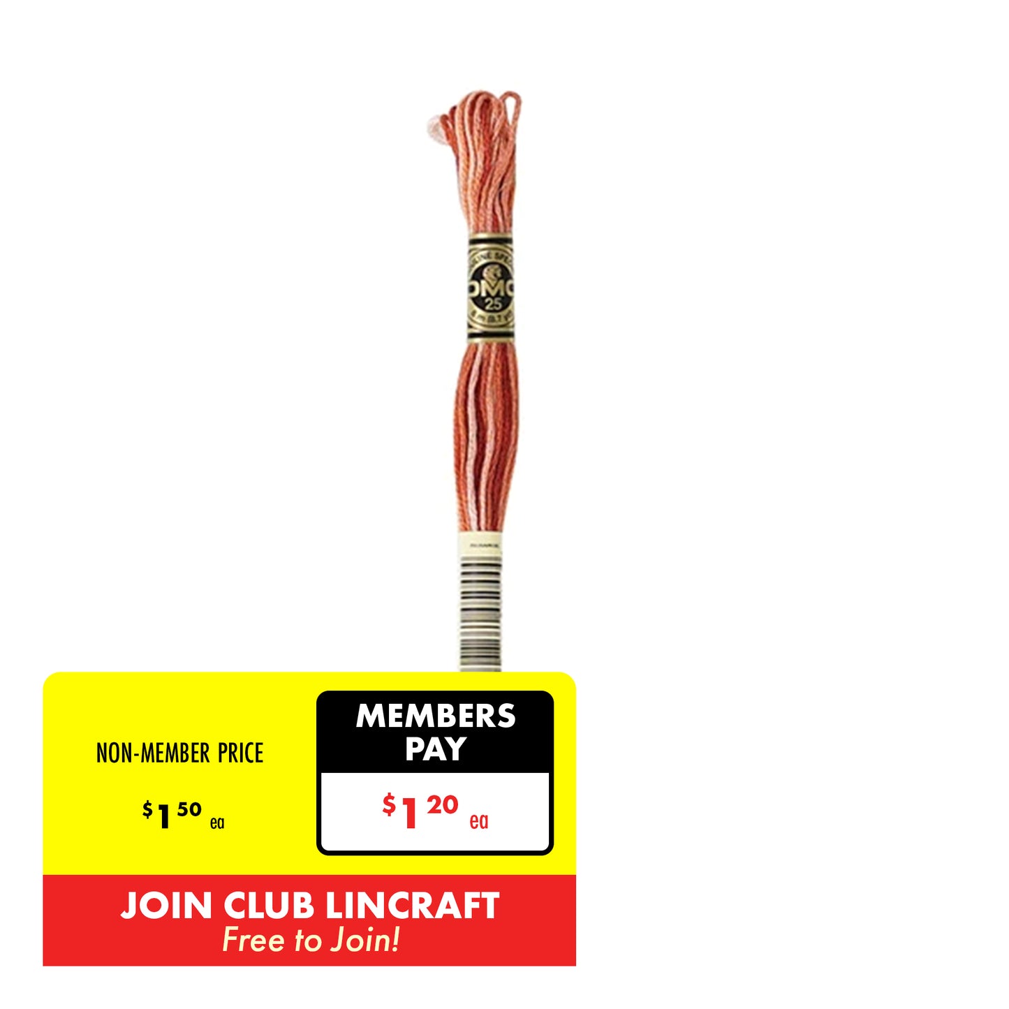 DMC Stranded Cotton Embroidery Thread 1-99