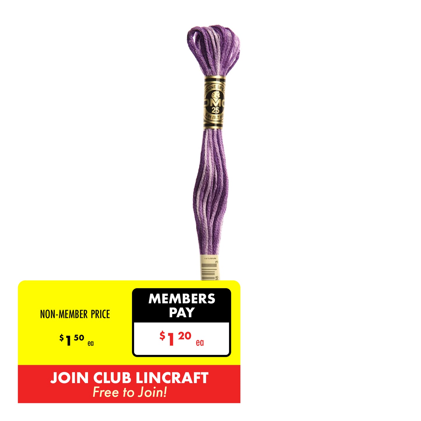 DMC Stranded Cotton Embroidery Thread 1-99