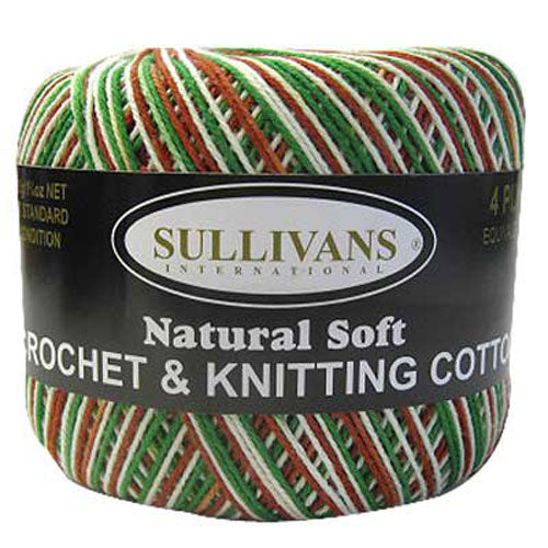 Sullivans Crochet & Knitting Yarn, 4ply- 50g Cotton Yarn