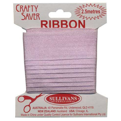 Crafty Saver Satin Ribbon, 25mm x 2.5m