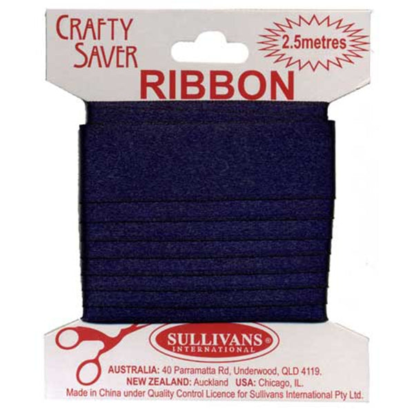 Crafty Saver Satin Ribbon, 25mm x 2.5m