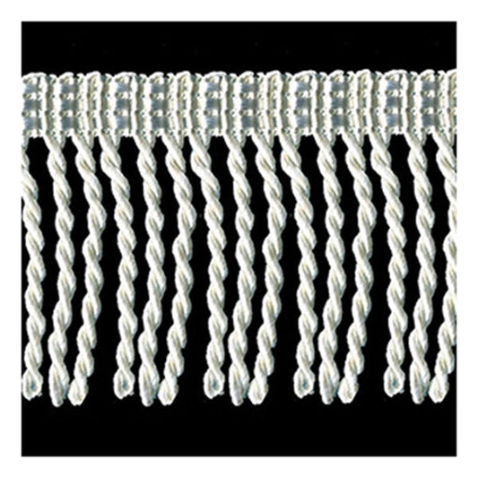 Sullivans Fringe Bullion Rayon, Cream- 70 mm