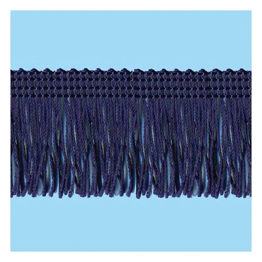 Sullivans Fringe Cut Cotton, Navy- 75 mm