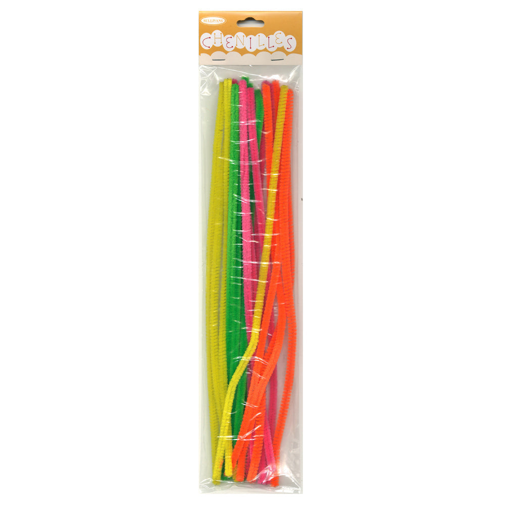 Sullivans Chenilles 18pk, Mix- 6mm