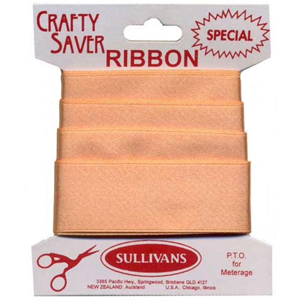 Crafty Saver Satin Ribbon, 25mm x 2.5m