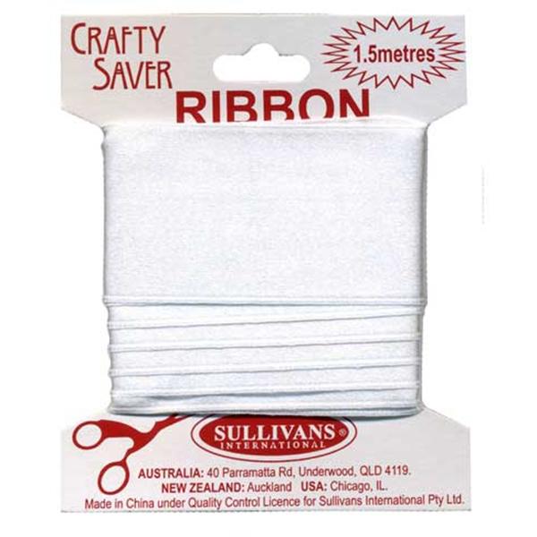 Crafty Saver Satin Ribbon, 38mm x 1.5m – Lincraft