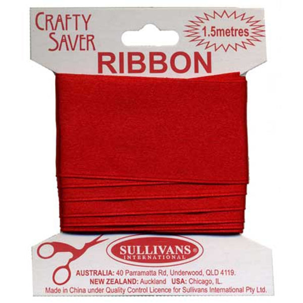 Crafty Saver Satin Ribbon, 38mm x 1.5m