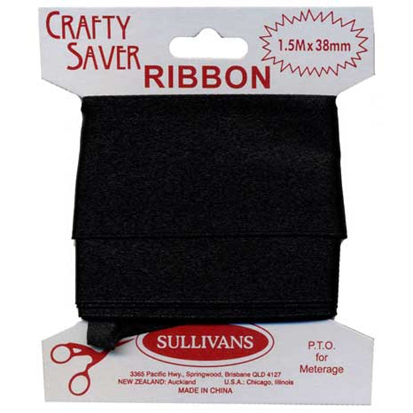 Crafty Saver Satin Ribbon, 38mm x 1.5m