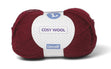 Lincraft Cosy Wool Yarn 8ply, Deep Red- 100g Wool Yarn