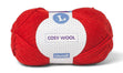 Lincraft Cosy Wool Yarn 8ply, Red- 100g Wool Yarn