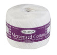 Sullivans Mercerised Crochet Yarn, Black- 50g Cotton Yarn