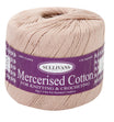 Sullivans Mercerised Crochet Yarn, Black- 50g Cotton Yarn