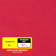 Polypop Plain Fabric, Red- Width 112cm