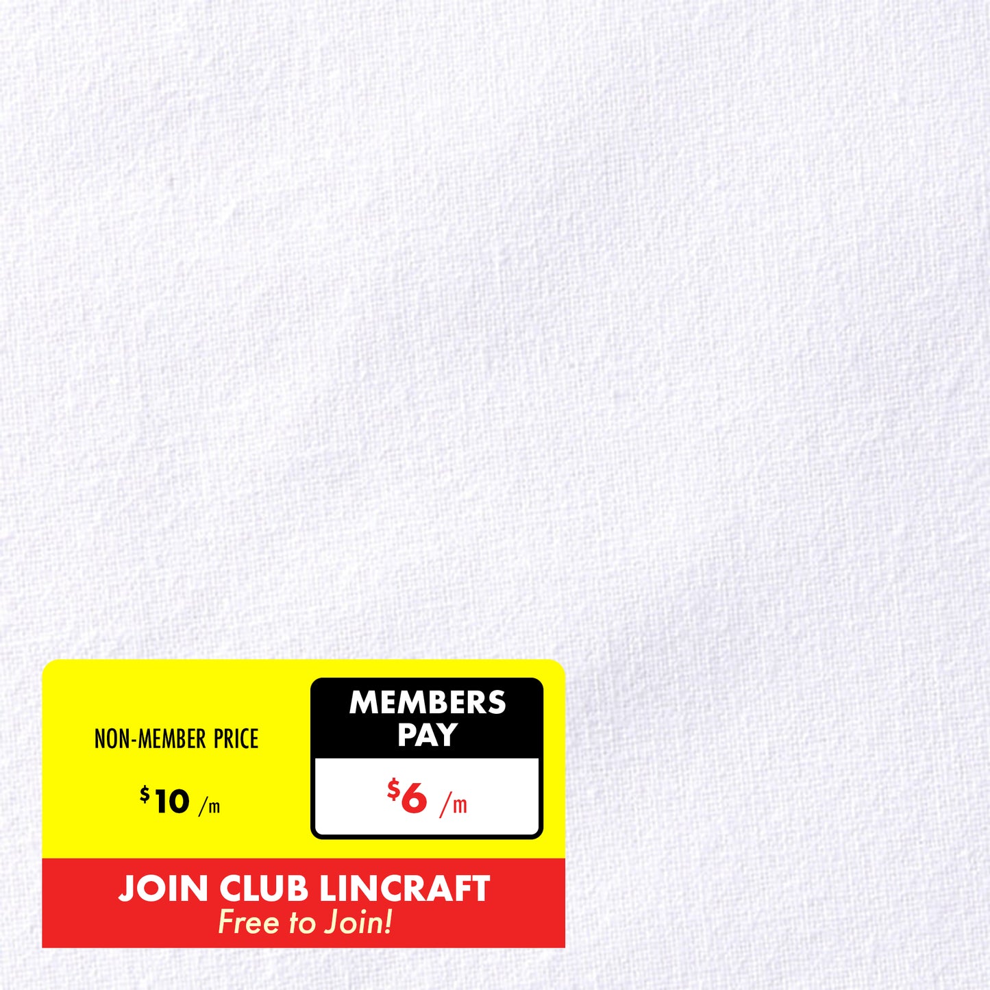 Homespun Plain Fabric, Width 112cm