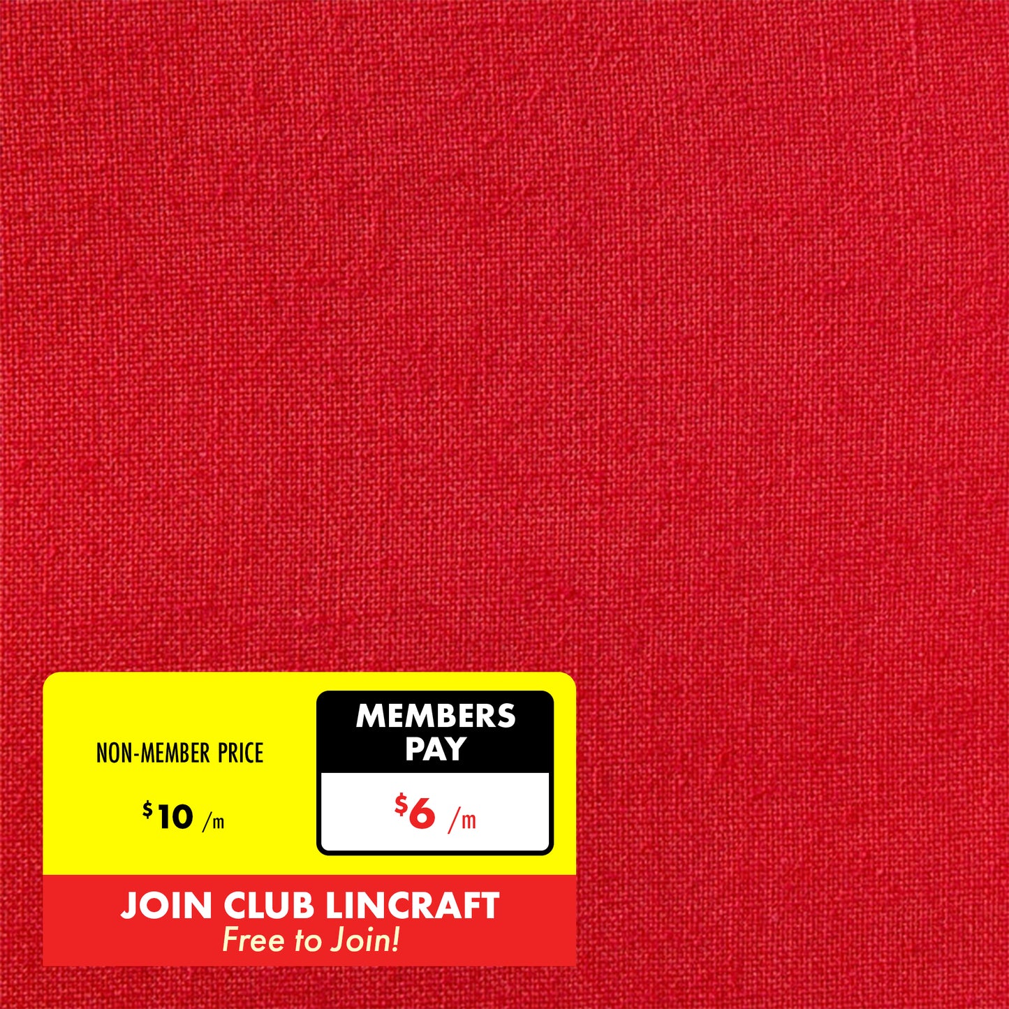 Homespun Plain Fabric, Width 112cm