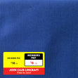 Homespun Plain Fabric, Blue- Width 112cm