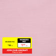 Cotton Chino Drill Fabric, Soft Pink- Width 112cm
