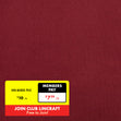 Cotton Chino Drill Fabric, Wine- Width 112cm