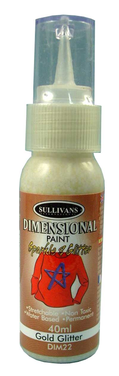 Sullivans Dimensional Glitter Paint, 40ml