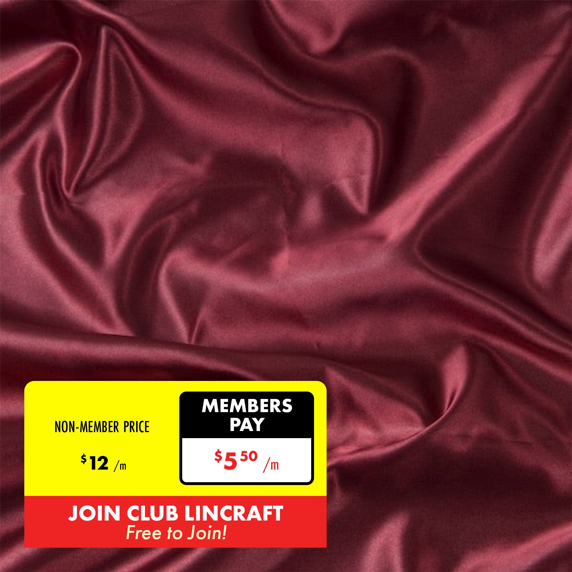 Party Satin Fabric Width 150cm