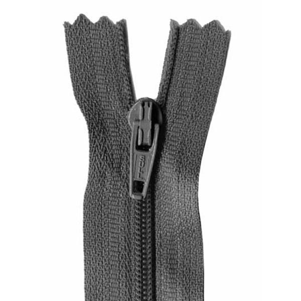 Basic Dress Zip, Charcoal