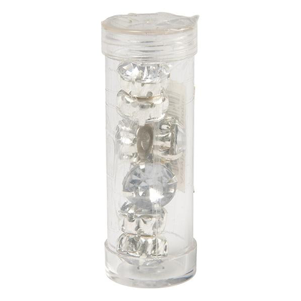Sullivans Acrylic Round Diamonte Beads