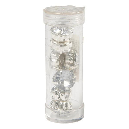 Sullivans Acrylic Round Diamonte Beads