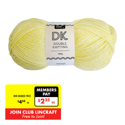 Makr DK 8ply Crochet & Knitting Yarn, 100g Acrylic Yarn
