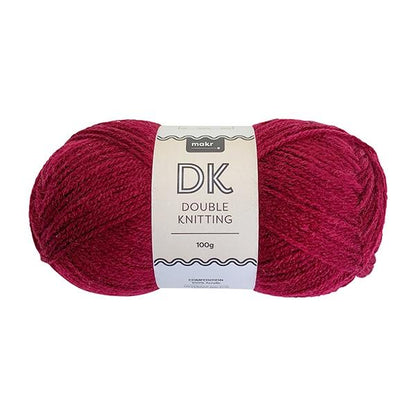 Makr DK 8ply Crochet & Knitting Yarn, 100g Acrylic Yarn