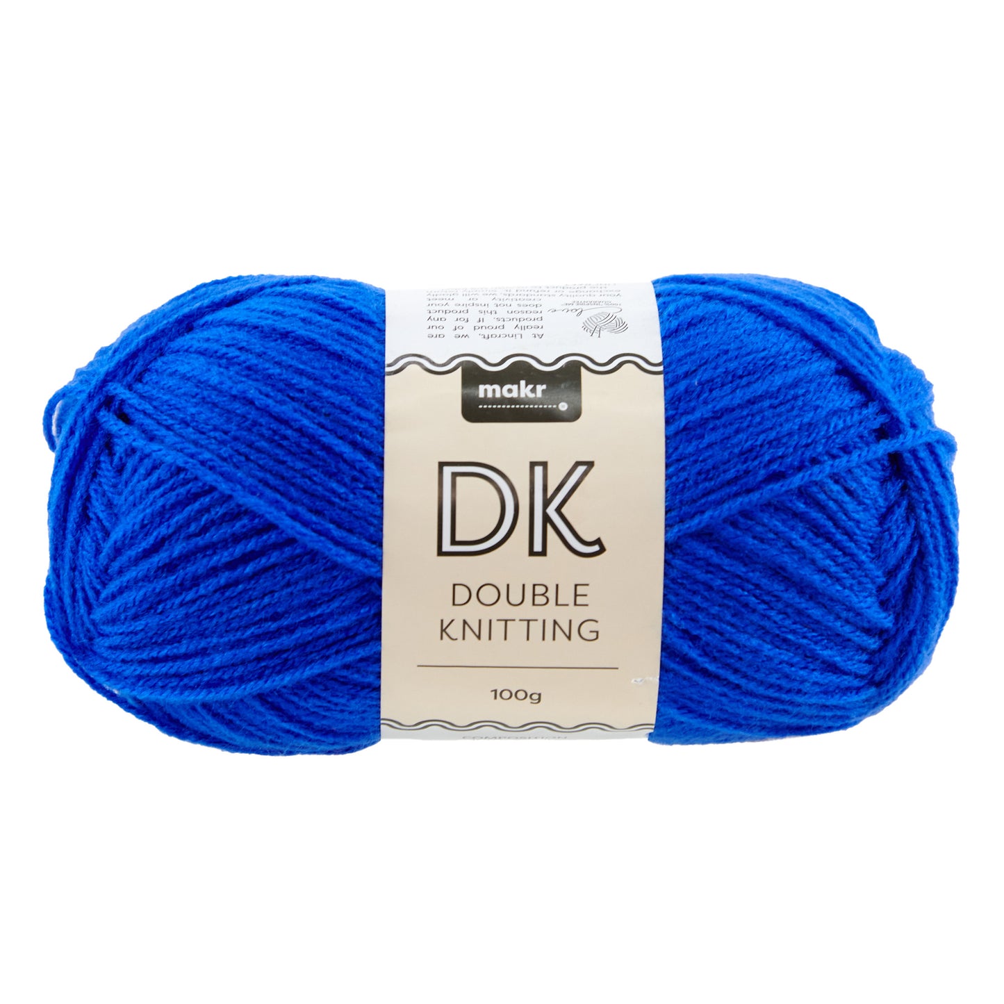 Makr DK 8ply Crochet & Knitting Yarn, 100g Acrylic Yarn