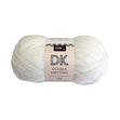 Makr DK 8ply Yarn, White- 100g Acrylic Yarn