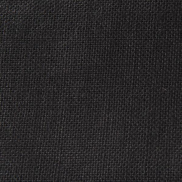 Hessian Fabric, Black- Width 120cm