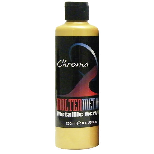 Molten Metals Metallic Acrylic Paint,  250ml