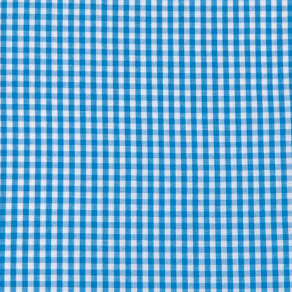 Poly Cotton Gingham 1/8in Fabric, Red- Width 112cm