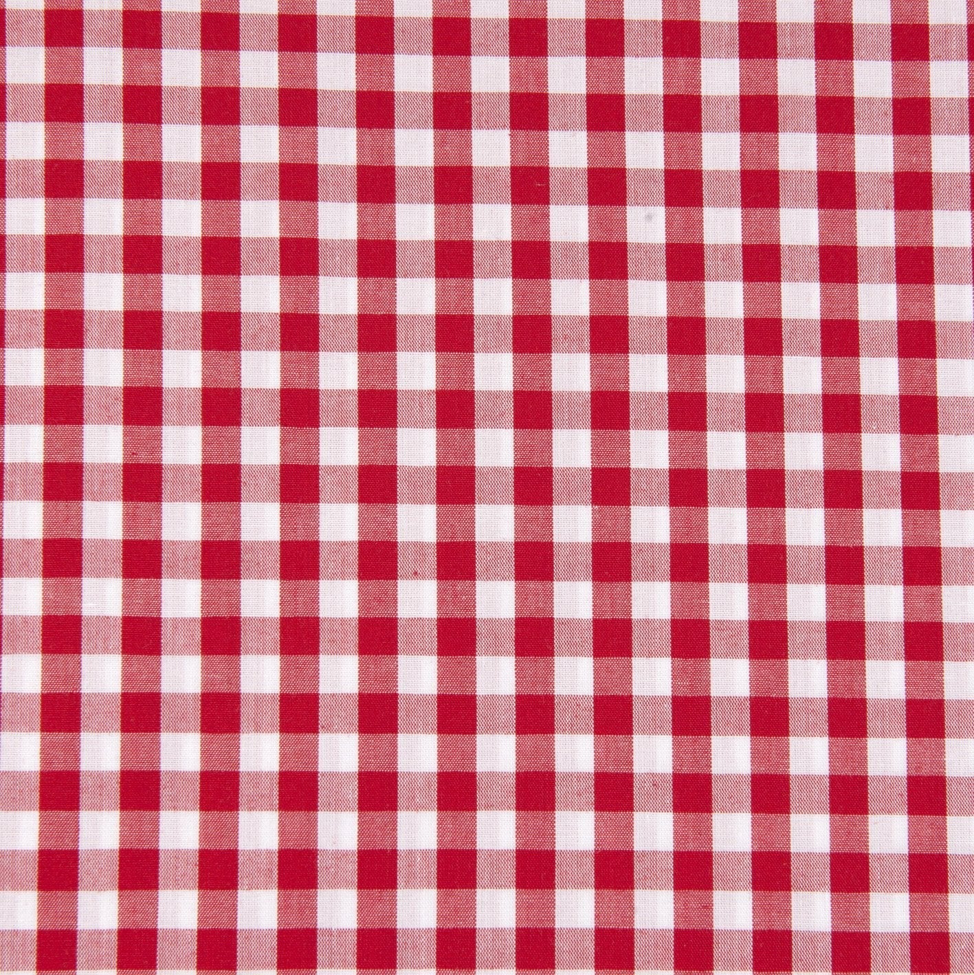 Poly Cotton Gingham Fabric, Width 112cm