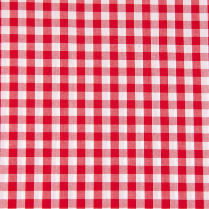 Poly Cotton Gingham Fabric, Width 112cm