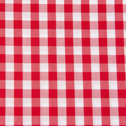 Poly Cotton Gingham Fabric, Width 112cm