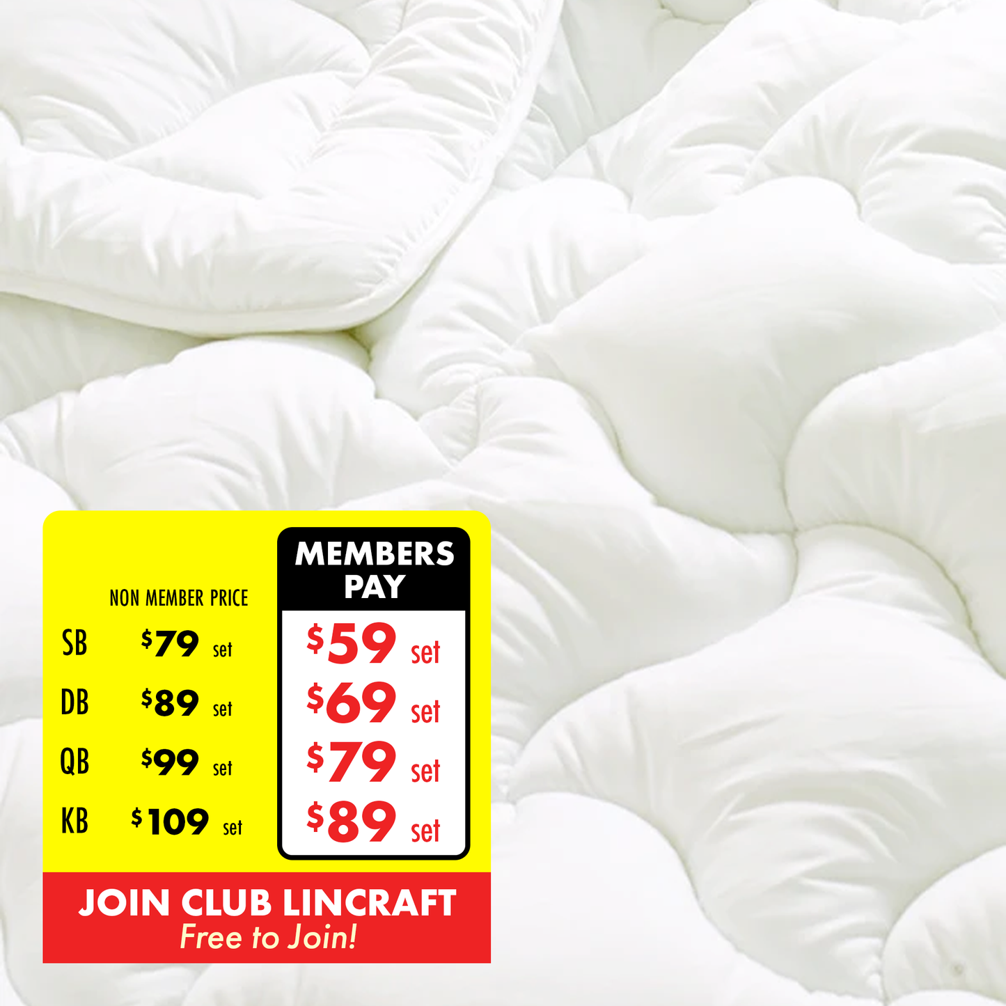 Microfibre Quilt - Lincraft