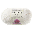 Cleckheaton Country Yarn 8 Ply, White - 50g