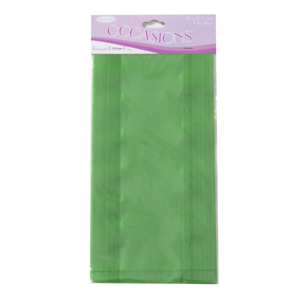 Sullivans Gusset Favour Bag, 10x20x5cm- 10pc