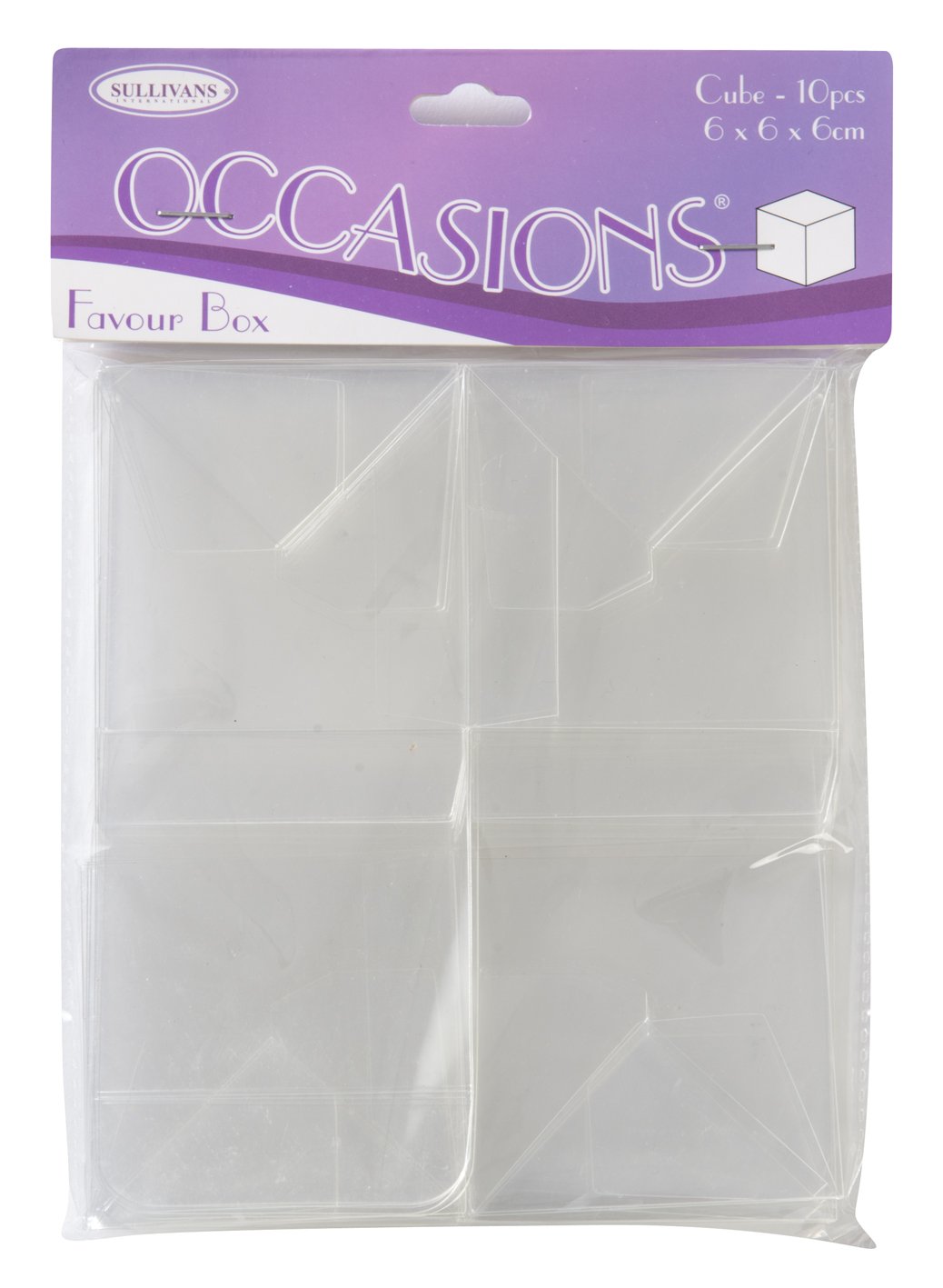 Sullivans Favour Box, Cube Small- 10pc