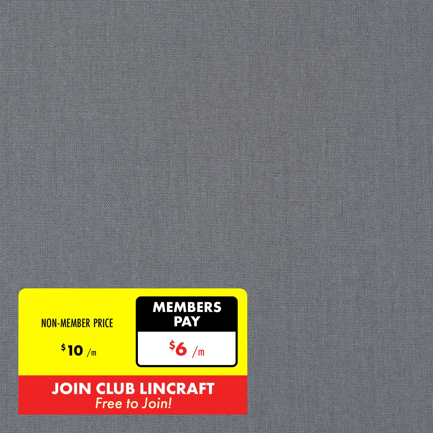 Homespun Plain Fabric, Width 112cm